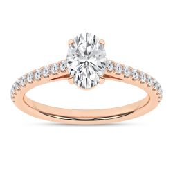 Quincy Riviera 14K Rose Gold Lab Grown Diamond Ring