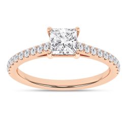 Elysian Luminara 14K Rose Gold Lab Grown Diamond Ring