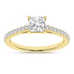 Dahlia Eden 14K Yellow Gold Lab Grown Diamond Ring