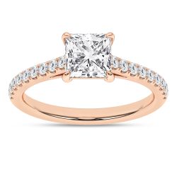Classic Engagement Ring (Princess)