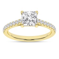 Classic Engagement Ring (Princess)