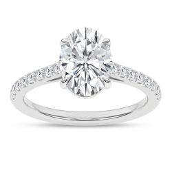 Primrose Halcyon 14K White Gold Lab Grown Diamond Ring