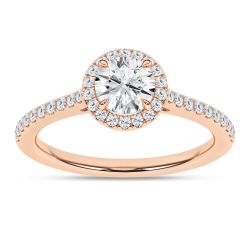 Halo Engagement Ring (Round)