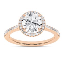 Halo Engagement Ring (Round)