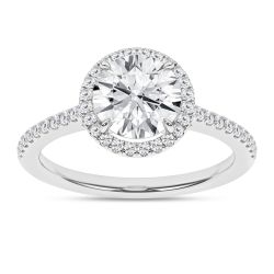 Halo Engagement Ring (Round)