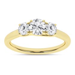 Radiance Tempest 14K Yellow Gold diamond Ring