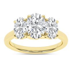 Sable Swan 14K Yellow Gold Lab Grown Diamond Ring