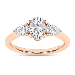 Juniper Lorelei 14K Rose Gold Lab Grown Diamond Ring