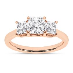 Marigold Sonata 14K Rose Gold Lab Grown Diamond Ring