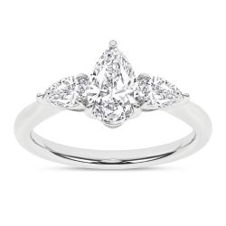 3-Stone Ring (Pear)