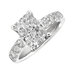 Radiant Majesty Lab Grown 2 ctw Radiant-Cut Diamond Ring *IGI Certified*