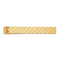 Alouette 14k Textured Tie Bar