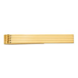 Lumine 14k Men's Grooved Tie Bar