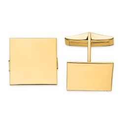 Velora 14K Mens Square Cuff Links
