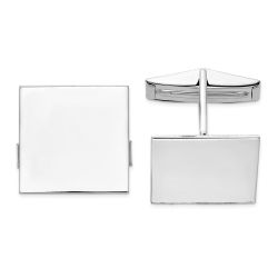 Vellum 14K WG Mens Square Cuff Links