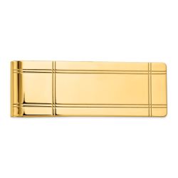 Valora 14k Men's Grooved Polished Money Clip
