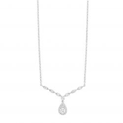 14k Diamond Necklace 5/8ctw