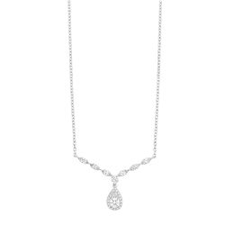 14k Diamond Necklace 5/8ctw