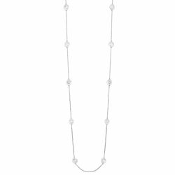 14kt White Gold Diamond 'Diamonds by the Yard' Fashion Necklace 3/4ct