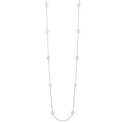 14kt White Gold Diamond 'Diamonds by the Yard' Fashion Necklace 3/4ct
