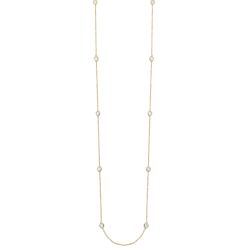 14kt Yellow Gold Diamond 'Diamonds by the Yard' Fashion Necklace 1 1/2ct