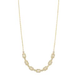 14k Diamond Necklace 1/2ctw