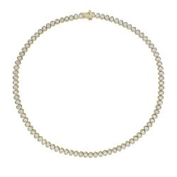 Radiance Symphony Lab Grown 15.25 ctw Yellow Gold Diamond Necklace *IGI Certified*