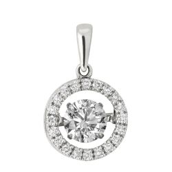 Eternal Circle Lab Grown 1.5 ctw Diamond Pendant *IGI Certified*