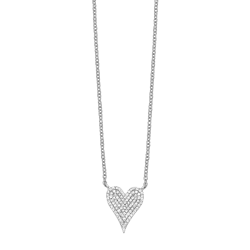 10k Diamond Necklace 1/5ctw
