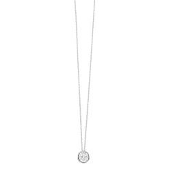 14k Diamond Pendant 1/6ctw