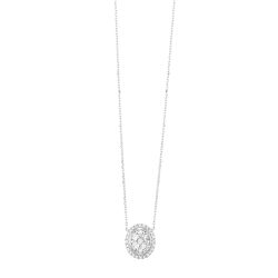14k Diamond Pendant 1/2ctw