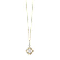 14k Diamond Pendant 1/2ctw