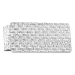 Briar Sterling Silver Rhodium-plated Pattern Money Clip