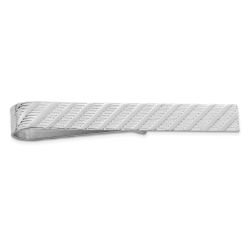 Valora Sterling Silver Rhodium-plated Tie Bar