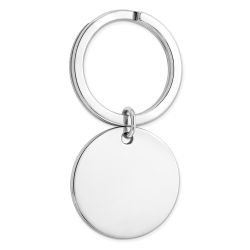 Aria Sterling Silver Rhodium-plated Key Ring