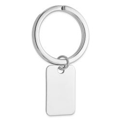 Orion Sterling Silver Rhodium-plated Key Ring