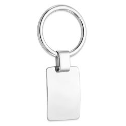 Zephira Sterling Silver Rhodium Plated Key Chain