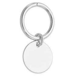 Lyra Sterling Silver Rhodium Plated Key Chain