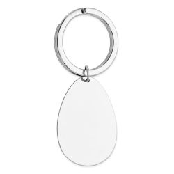 Caldera Sterling Silver Rhodium-plated Key Chain