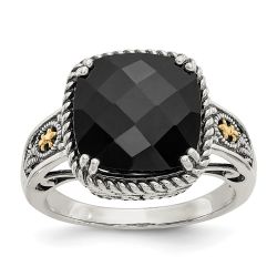 Hector Crest Onyx Ring