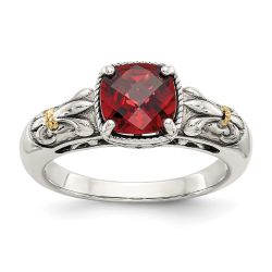 Aquila Crest Garnet Ring