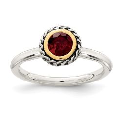 Petra Luxe Garnet Ring