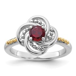 Greer Mist Garnet Ring