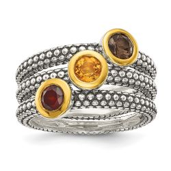 Rosaline Nova Garnet Ring