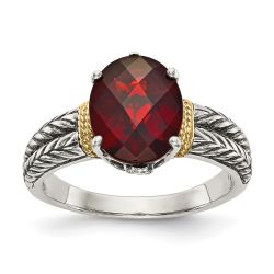 Halia Calla Garnet Ring