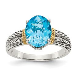 Evangeline Aura Topaz Ring