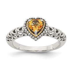 Leora Echo Citrine Ring