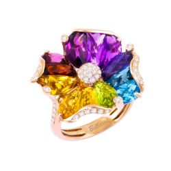 Mademoiselle Multi Sapphire Flower