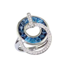 Malibu Blue Topaz Ring