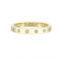14kt Yellow Gold Diamond Ring 1/8ctw